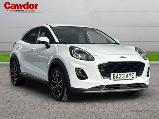 Ford Puma 1.0 EcoBoost Hybrid mHEV Titanium 5dr Hatchback Petrol White