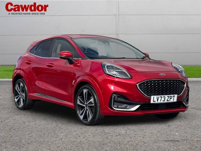 Ford Puma 1.0 EcoBoost Hybr mHEV 155 ST-Line Vignale 5dr DCT Hatchback Petrol Red